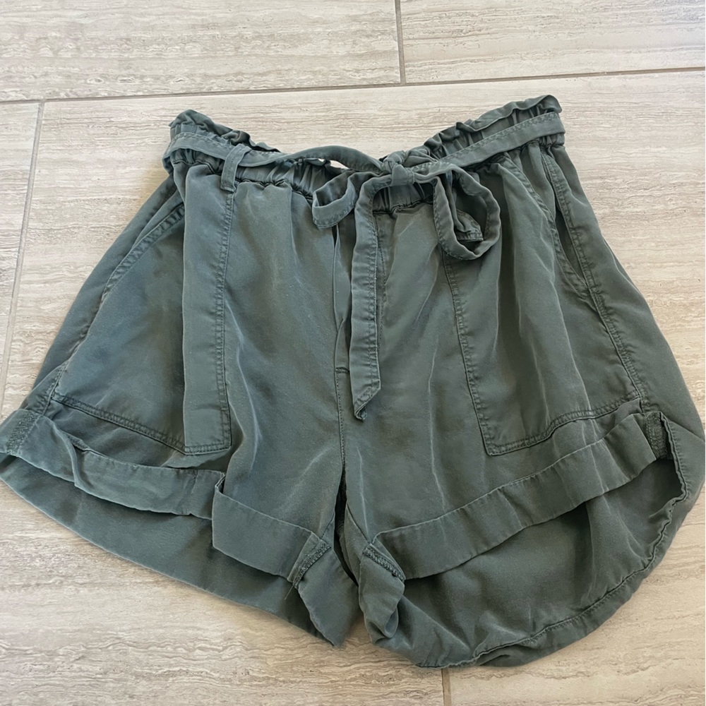 Aerie Paper Bag bow tie shorts
